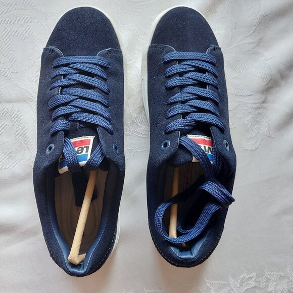 Levi's Men's Vernon Sport Sneakers, Navy Blue Size 9 - Picture 3 of 4